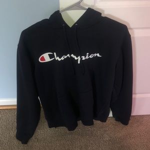 Champion hoodie in mens large, Authentic wear.